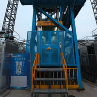 Elevador de Tracción para Construcción DAHAN, Elevador de Plataforma de 1600 kg, Motor de 18.2 kW, Elevador de Carga con Altura de Elevación de 300 m