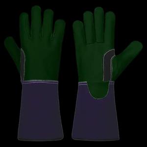 Gants de soudage TIG sur mesure en cuir pleine fleur très résistants, à fort pouvoir de résistance, avec renfort en Kevlar, résistants à la chaleur, durables, très vendus - Product Image 4