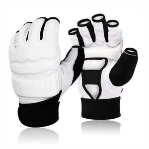 Guantes de boxeo MMA Sparring PU logotipo personalizado - Product Image 2