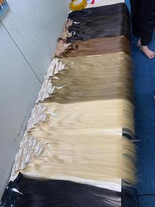 100% cheveux humains pour Ombre Remy Clip-in Extensions cheveux bruts vierges sans couture pour Ombre Cabello Clip-in Extensions de cheveux sans couture - Product Image 4