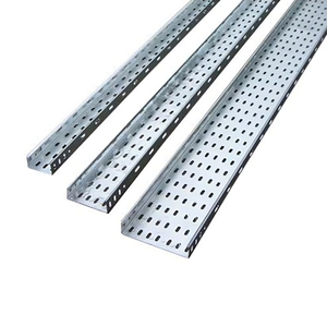 Lista de precios de fábrica, bandeja de cables perforada personalizada, cable galvanizado en caliente, canalización de cables, longitud de conducto personalizada - Product Image 1