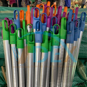 Outils ménagers en PVC argenté manche de balai couvert et bâtonnets d'escoba en bois d'eucalyptus bâtonnets de serpillière limpieza pôle pin - Product Image 6