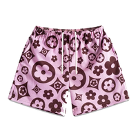 Shorts de sport décontractés pour hommes en tissu de laine double couche, imprimé uni, doublure fine, personnalisables, performance optimale, séchage rapide