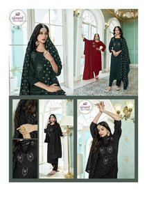 Trajes Shalwar Kameez Indios y Pakistaníes para Mujer, Kurti Elegante para Uso Diario y Fiestas, Cómodo, Tradicional, de Secado Rápido y Elástico - Product Image 2