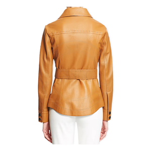 Veste en cuir véritable imperméable coupe-vent respirante pour femme TRILACE INTERNATIONAL - Product Image 2
