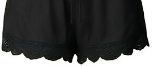 Women's Custom Summer Style Breathable Cotton Twill Shorts Eco-Friendly <b>Elastic</b> <b>Waistband</b> Casual Pocket Solid Pattern Design - Product Image 2