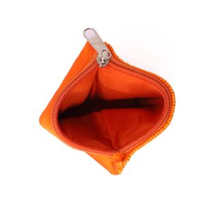 Monederos de silicona blanca naranja hechos a mano directos de la India, hermoso bordado, pequeño diseño cuadrado con cuentas, suave para regalos, día del juego - Product Image 4