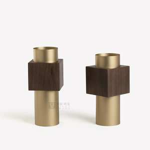 Juego de portavelas de cobre hechos a mano de cuencos decorativos soporte de vela de estilo tradicional Diya para decoración del hogar - Product Image 6