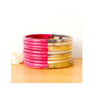 กำไลข้อมือรูปแหวนทำจากเขาสัตว์ งานแฮนด์เมด สไตล์โบฮีเมียน ทันสมัย เป็นมิตรกับสิ่งแวดล้อม เครื่องประดับสำหรับผู้หญิง เหมาะสำหรับงานแต่งงานและงานพรอม ในราคาที่ดีที่สุด - Product Image 3