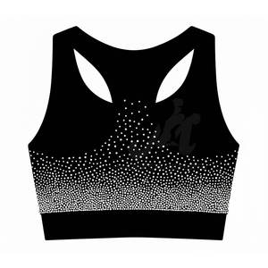 Sujetador deportivo cómodo para cheerleading, top atlético adecuado para entrenamiento, rendimiento y uso activo. - Product Image 3