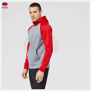 Sudadera con Capucha para Hombre, Diseño de Bloques de Color, Logotipo Personalizado, OEM ODM, Estilo Pullover, Tela Premium, Ropa Casual de Invierno, Venta al Por Mayor - Product Image 4