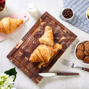 Smartwood Vietnam Vente en gros Bloc de boucher à grain fin ACACIA accrocheur pour la cuisine en bois durable - Product Image 1