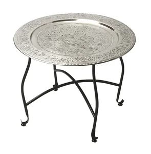 Exclusiva bandeja de metal de chocolate plateado Premium multiusos perfecta para organizar reuniones familiares y entretenimiento - Product Image 5