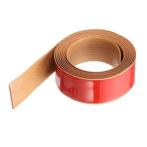 Tira de transición de suelo de PVC autoadhesiva moderna de 2 pulgadas, accesorios de suelo impermeables para alfombra de roble amarillo de 10 pies - Product Image 1