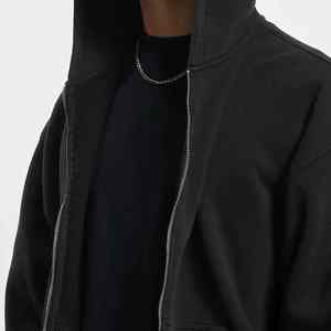 Sweats à capuche avec fermeture éclair pour hommes de qualité supérieure design OEM solide poids lourd hiver dernière conception entièrement personnalisée doux et respirant pour hommes - Product Image 6