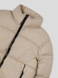 Veste matelassée à col montant pour hommes manteau à bulles d'hiver à fermeture éclair vêtements d'extérieur à la mode - Product Image 5