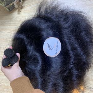 Cabello humano Natural Remy, sin procesar, virgen, vietnamita, rizado, cutícula - Product Image 6