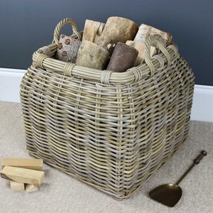 Panier de rangement en rotin tressé à fond conique, fait main, en rotin naturel, moderne et multifonction, fabriqué au Vietnam - Product Image 5
