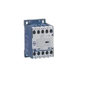 Auxsila CONTACTOR MX0 22E, tegangan 24V, kontak bantu 2 relay kontrol NO + 2 NC