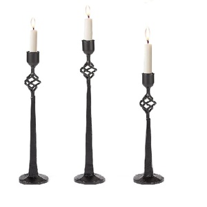 Nuevo soporte de vela de metal de color oro rosa con color y tamaño personalizados para la decoración del hogar y de Navidad - Product Image 3