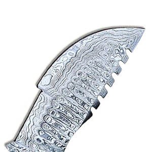 มีดแทรคเกอร์เหล็กดามัสกัส ทำมือ สำหรับกิจกรรมกลางแจ้ง แคมป์ปิ้ง บุชคราฟท์ มีดอเนกประสงค์ ฟูลแทง - Product Image 5