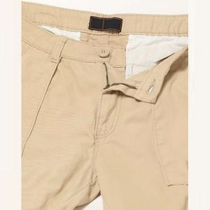 กางเกงลำลองผู้ชายดีไซน์แบบมีกระเป๋าหลายช่องเอวสูงผ้าฝ้ายทนต่อการสึกหรอมีซิป - Product Image 5