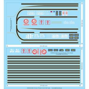 Calcomanías impresas personalizadas con símbolos para salpicadero de coche, pegatinas adhesivas de vinilo transparente a escala 1/1 para fábrica de decoración Interior de vehículos - Product Image 2