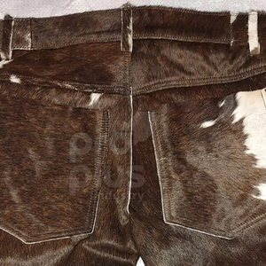 กางเกงขาสั้นหนังวัวแท้ ทำด้วยมือ ทนทาน แฟชั่น พรีเมียม เรียบง่าย สบาย ระบายอากาศได้ดี เป็นมิตรกับสิ่งแวดล้อม - Product Image 6