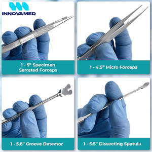 INNOVAMED Juego de 37 Instrumentos de Acero Inoxidable para Anatomía, Biología, Cirugía y Disección, Incluye Retractor y Portaagujas - Product Image 4