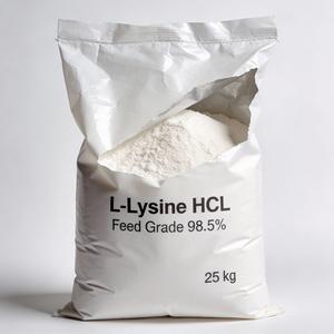 L-Lysine HCL de qualité alimentaire pour animaux, 98,5 %, poudre, emballage en vrac pour la fabrication d'aliments pour animaux - Product Image 5