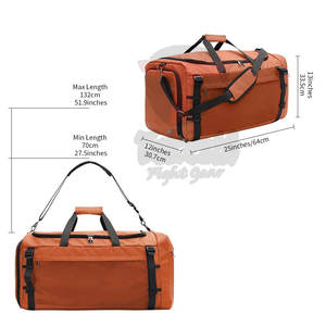 Gran oferta, bolsas de gimnasio de Color personalizadas, Takeshi Fight Gear 50-70L Softback, Impresión de logotipo personalizado, poliéster de alta calidad, viaje bajo - Product Image 2