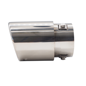 Tuyau d'échappement incliné ovale en acier inoxydable de 76 mm - Product Image 4
