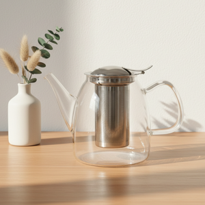 Théière en verre avec infuseur en acier inoxydable, couvercle et capacité de 500 ml 3304459-500 - Product Image 2