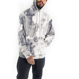 2025 nouvelle mode hommes lavage à l'acide sweat couleur personnalisée meilleures bases coton mélangé sweats à capuche pour l'hiver - Product Image 2