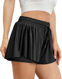 Shorts en molleton personnalisés avec logo, shorts en coton respirants à taille élastique pour femmes, fabriqués sur mesure - Product Image 5