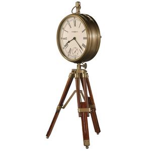 Reloj náutico de tamaño pequeño con trípode, hecho a mano, de latón y madera, novedad - Product Image 4