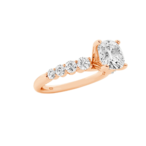 Bague solitaire Celestial Grace à taille coussin en or 10K 2,00 CT, bijoux de luxe, cadeau de fiançailles et de mariage pour femme - Product Image 2
