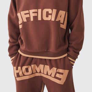 Chándal de talla grande transpirable 2025, conjunto de 2 piezas, conjuntos de Sudadera con capucha, nuevo diseño, de talla grande, para deportes al aire libre, chándal para hombre, servicio OEM - Product Image 6