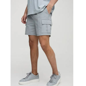 Wholesale Summer casual wear Shorts for mens Active Wear Blank Quick Dry streetwear <b>Plain</b> <b>colour</b> short length cargo shorts - Product Image 1