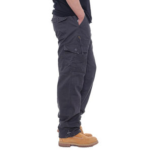 Pantalones Cargo formales para hombre de nuevo diseño 2025 algodón transpirable con cierre de cordón patrón recto verano hecho en Pakistán 100% - Product Image 4