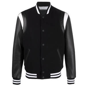 Wholesale Custom latest designs <b>Long</b> Sleeve Baseball varsity <b>jacket</b> <b>Men</b> Plain Blank Letterman sportswear varsity <b>jacket</b> - Product Image 1
