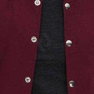 Chaqueta con letras para hombre de talla personalizada al por mayor, chaqueta con letras para uso en exteriores y con cuello levantado para hombre - Product Image 6