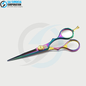 Tijeras de corte de pelo al por mayor Tijeras de corte de pelo multicolor Precio barato Tijeras de corte de pelo - Product Image 2