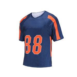 Conjunto de uniforme personalizado de talla grande Lacrosse Jersey, Color sólido, secado rápido, Material teñido liso, método de impresión Digital a la venta - Product Image 3