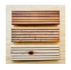 Jabonera Rectangular de Madera con Drenaje para Baño, Jabonera de Madera Hecha a Mano con Diseño Propio - Product Image 4