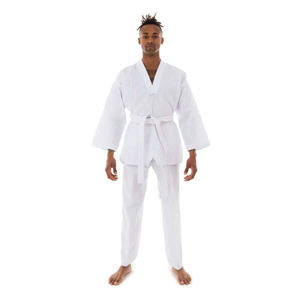 Conjunto de Gi de Lucha Libre Blanco Personalizado, Uniforme de Entrenamiento Transpirable, Mezcla de Algodón Elástico, Traje Kimono Ligero, Duradero y de Alta Calidad - Product Image 1