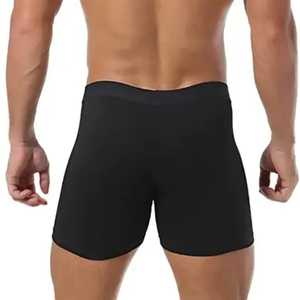 Top New Custom Bamboo Fiber Cotton Seamless <b>Sport</b> Lightweight Boxer Briefs <b>Men</b> <b>Underwear</b> Breathable Quick Dry Naked Feeling Skin - Product Image 4