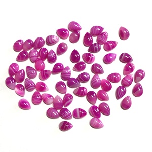 Vivaaz Gems AAA Grade 4x6mm rose naturel Rose Agate poire forme Cabochon IGI certifié pierres précieuses hautes pierres précieuses en vrac - Product Image 4