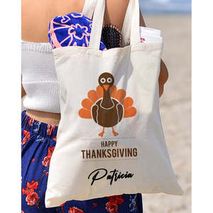 Bolsos Tote para Mujer con Diseño de Pavo, Festivos y Elegantes para Accesorios de Acción de Gracias - Product Image 4