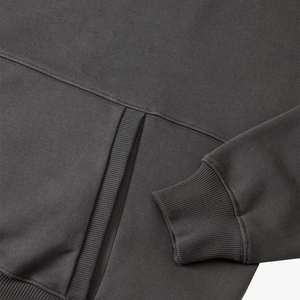 Sweat à capuche pour hommes, poids lourd, coupe boxy, épaules tombantes, pull ample, coton épais mélangé, streetwear, pulls à capuche - Product Image 4